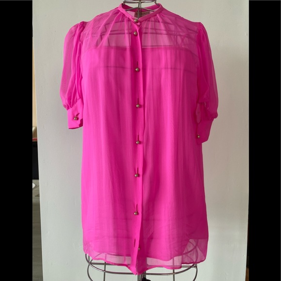 Emilio Pucci Tops - Emilio Pucci pink blouse with lining